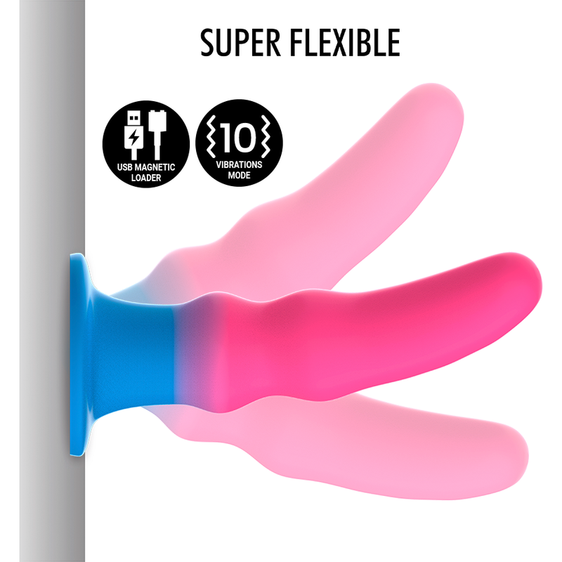 Mythology Kuno Utopia Dildo S – Superstarke Vibration, Watchme-kompatibel, USB, Mehrfarbig – Dildo Bild 9
