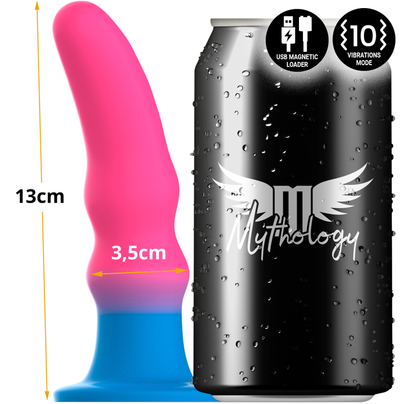 Mythology Kuno Utopia Dildo S – Superstarke Vibration, Watchme-kompatibel, USB, Mehrfarbig – Dildo Bild 8