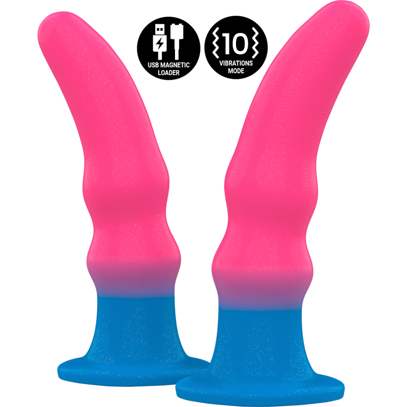 Mythology Kuno Utopia Dildo M – Superstarke Vibration, Watchme-kompatibel, USB, Mehrfarbig – Dildo Bild 12