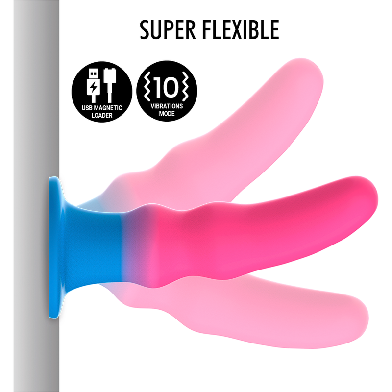 Mythology Kuno Utopia Dildo M – Superstarke Vibration, Watchme-kompatibel, USB, Mehrfarbig – Dildo Bild 10