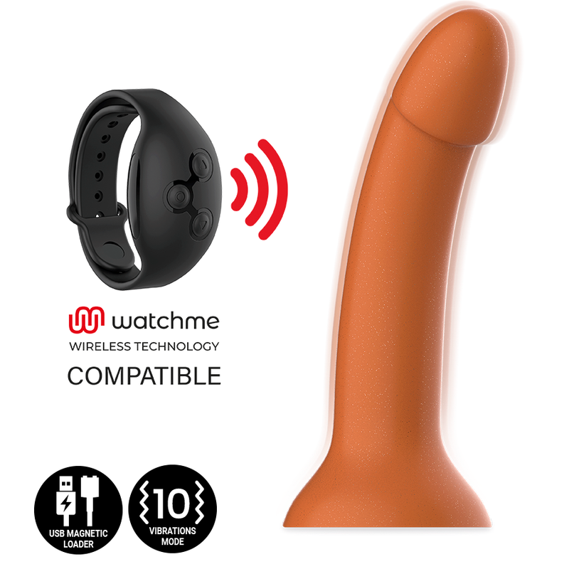 Mythology Rune Royal Dildo M – Superstarke Vibration, Watchme-kompatibel, USB, Gold – Dildo Bild 5