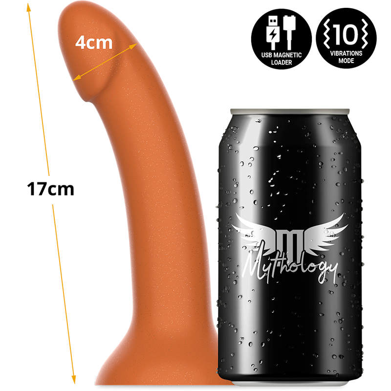 Mythology Rune Royal Dildo M – Superstarke Vibration, Watchme-kompatibel, USB, Gold – Dildo Bild 7
