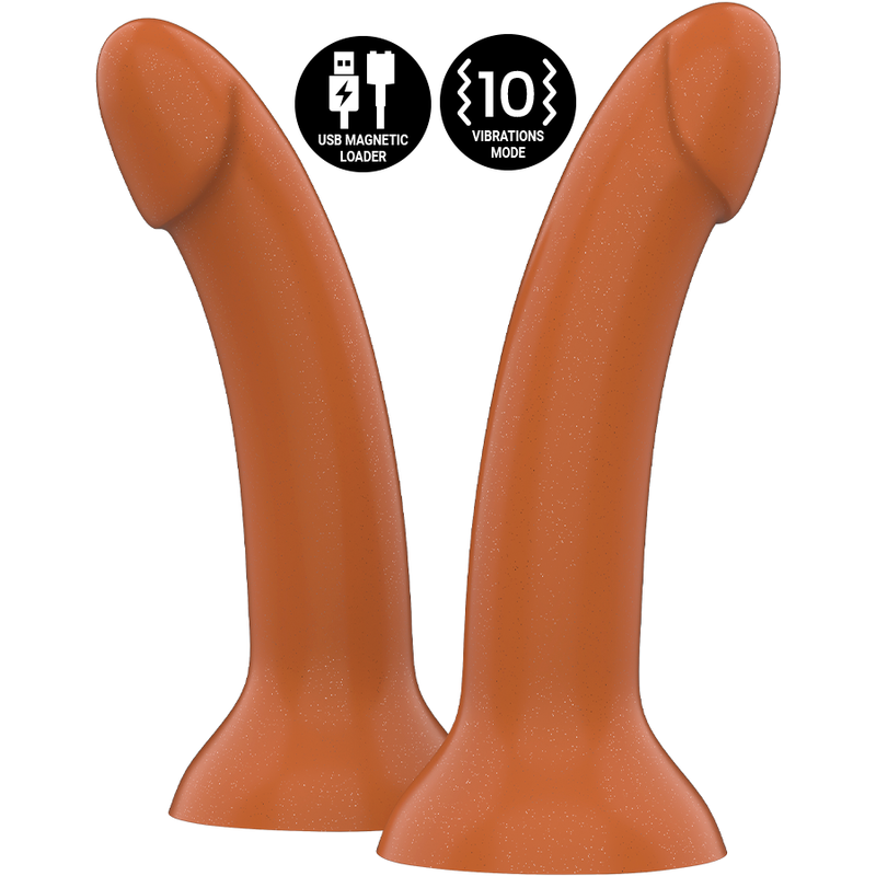 Mythology Rune Royal Dildo M – Superstarke Vibration, Watchme-kompatibel, USB, Gold – Dildo Bild 13