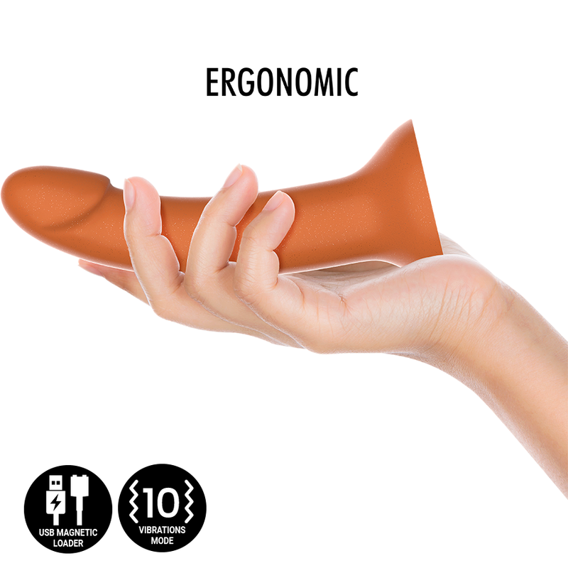 Mythology Rune Royal Dildo M – Superstarke Vibration, Watchme-kompatibel, USB, Gold – Dildo Bild 8