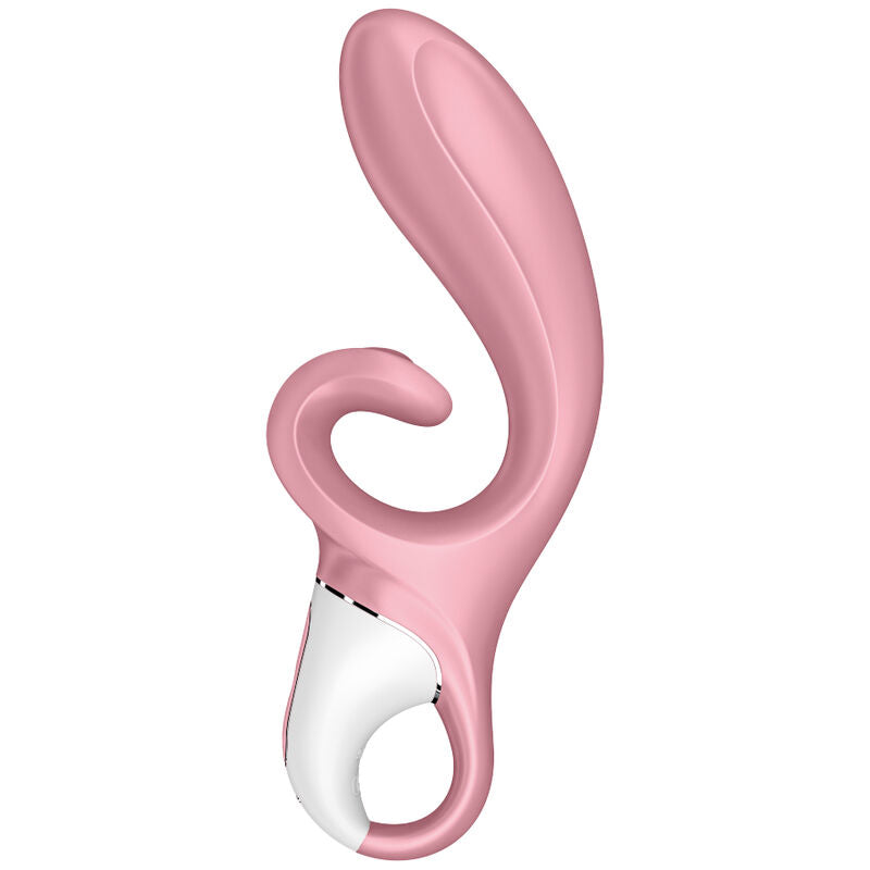 SATISFYER Hug Me Rabbit Vibrator – Rosa, App-steuerbar, 2 Motoren, IPX7, Silikon Produktansicht und Details