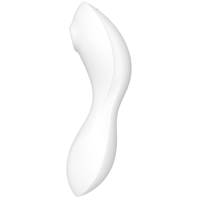 SATISFYER - CURVY TRINITY 5 AIR PULSE STIMULATOR & VIBRATOR APP WEISS Produktansicht und Details