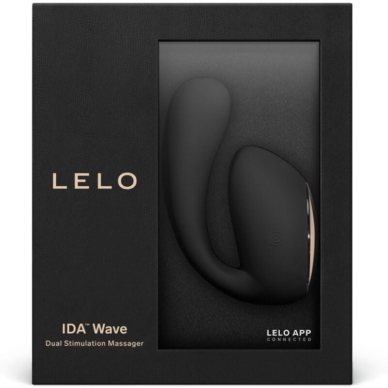 LELO - IDA WAVE COUPLES MASSAGER SCHWARZ Massager Vibrator Produktansicht und Details