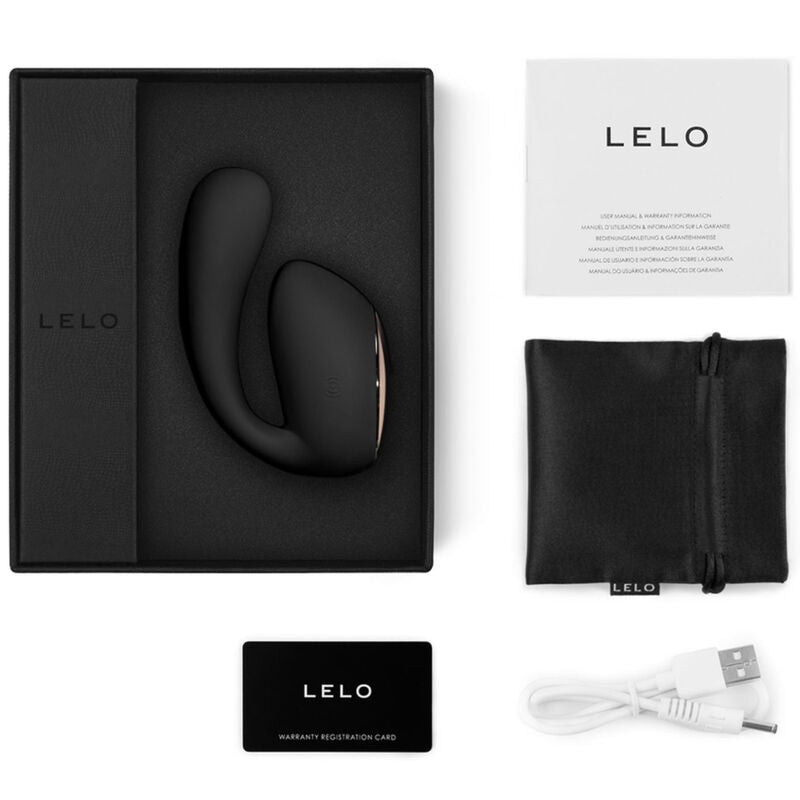 LELO - IDA WAVE COUPLES MASSAGER SCHWARZ Massager Vibrator Produktansicht und Details