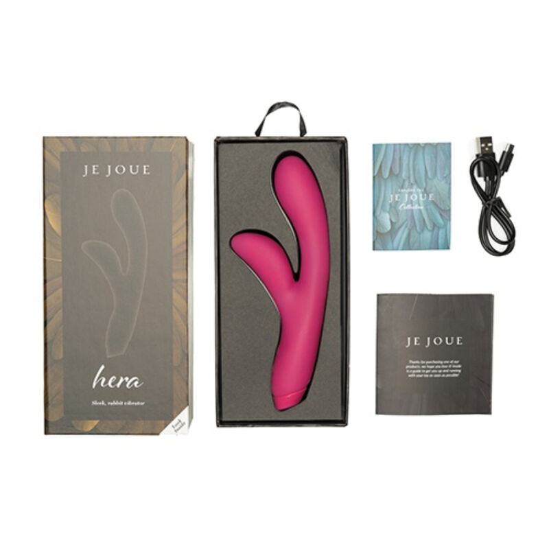 JE JOUE - HERA KANINCHENVIBRATOR - FUCHSIA hochwertiges Sextoy bei Secret Pulse