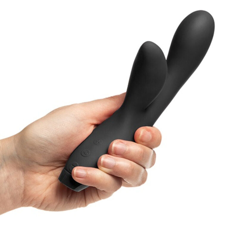 JE JOUE - HERA FLEX KANINCHENVIBRATOR - SCHWARZ Produktansicht und Details