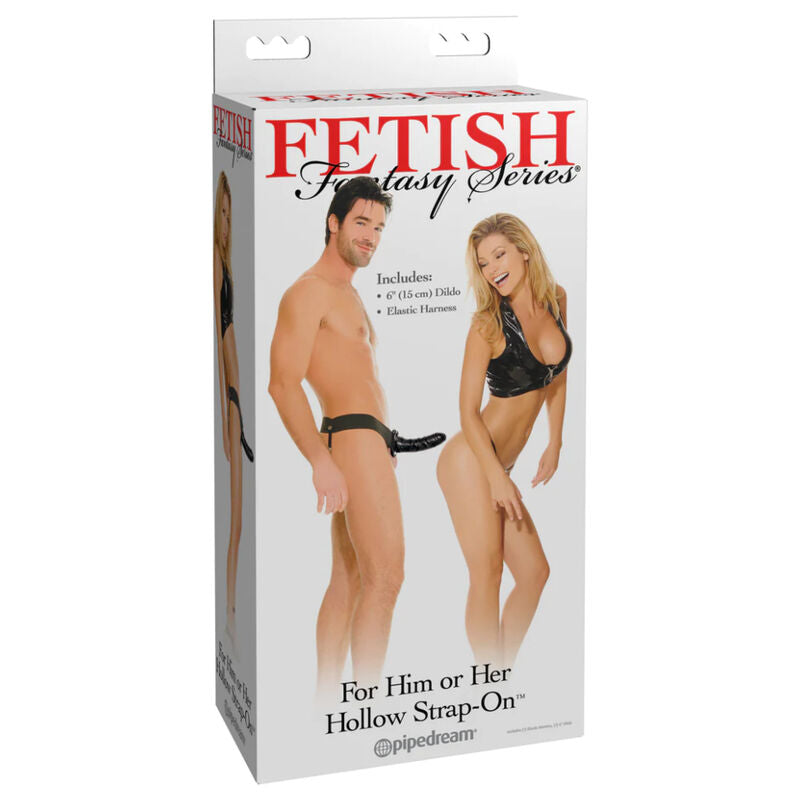 FETISH FANTASY SERIES - BLACK DREAM HOLLOW STRAP ON für sinnliche und diskrete Momente