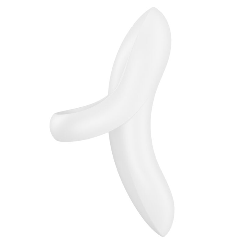 SATISFYER - BOLD LOVER FINGERVIBRATOR WEISS Produktansicht und Details