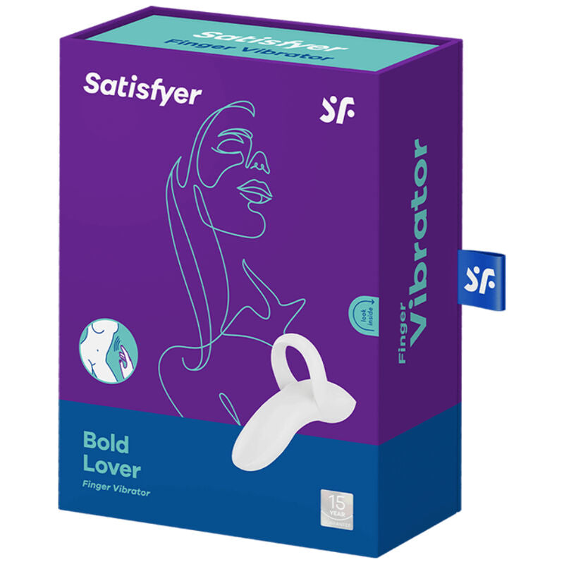 SATISFYER - BOLD LOVER FINGERVIBRATOR WEISS für intensive Stimulation und Self-Love