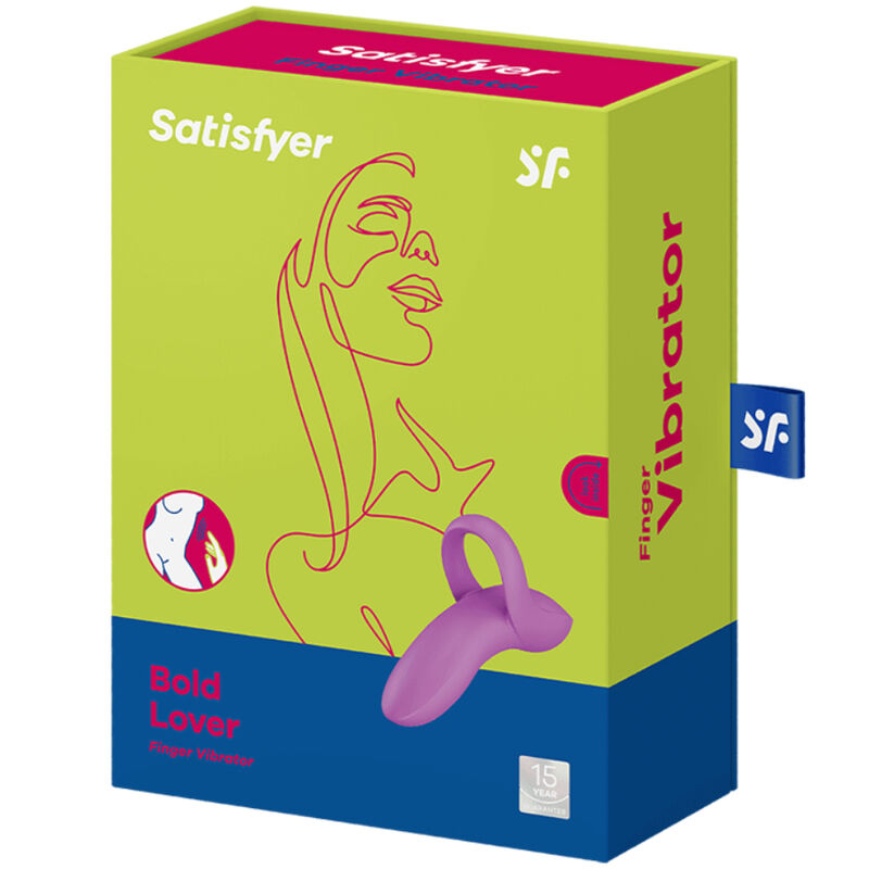 SATISFYER - BOLD LOVER FINGERVIBRATOR ROSA Produktansicht und Details