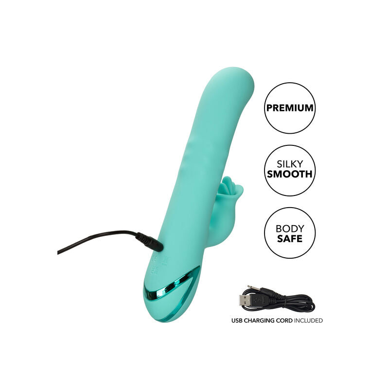 CALEXOTICS Bel Air Bombshell Vibrator Hellgrün – Dreifachmotor & 10 Vibrationsmodi – Vibrator Bild 11