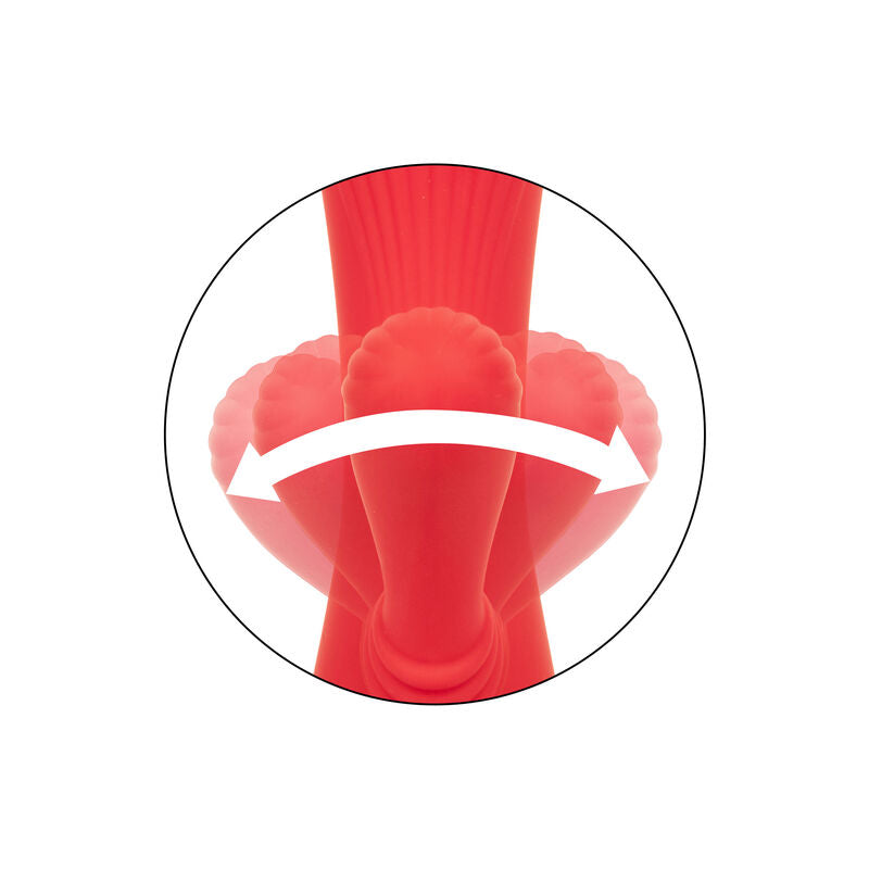 CalExotics Palisades Passion – Beheizter Rabbit Vibrator, Rot, 3 Geschwindigkeiten, 10 Vibrationsmodi – Rabbit Vibrator Bild 16