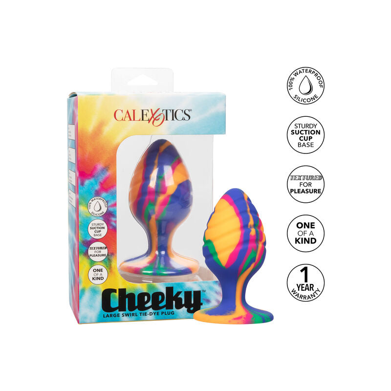 CALEXOTICS - CHEEKY LARGUE SWIRL PLUG ANAL hochwertiges Intimtoy