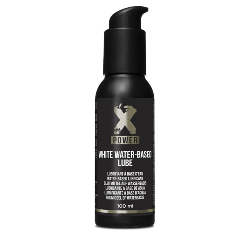 XPOWER - WEISSES SCHMIERMITTEL AUF WASSERBASIS 100 ML wasserbasiertes Gleitgel diskret online kaufen