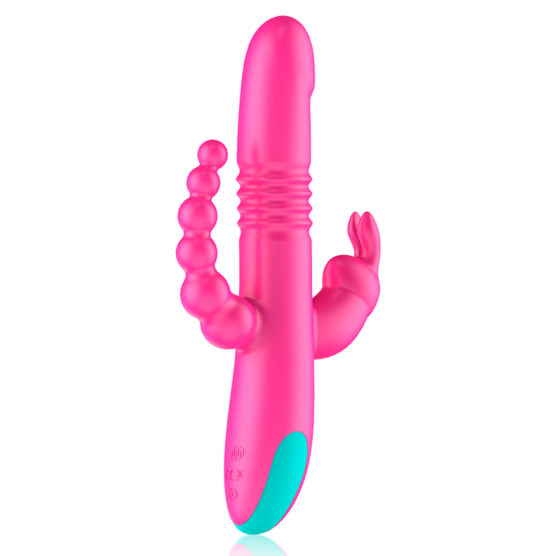 Happy Loky Donald Vibrator – Triple Stimulation, WatchMe-kompatibel, USB, wasserdicht hochwertiges Sextoy bei Secret Pulse