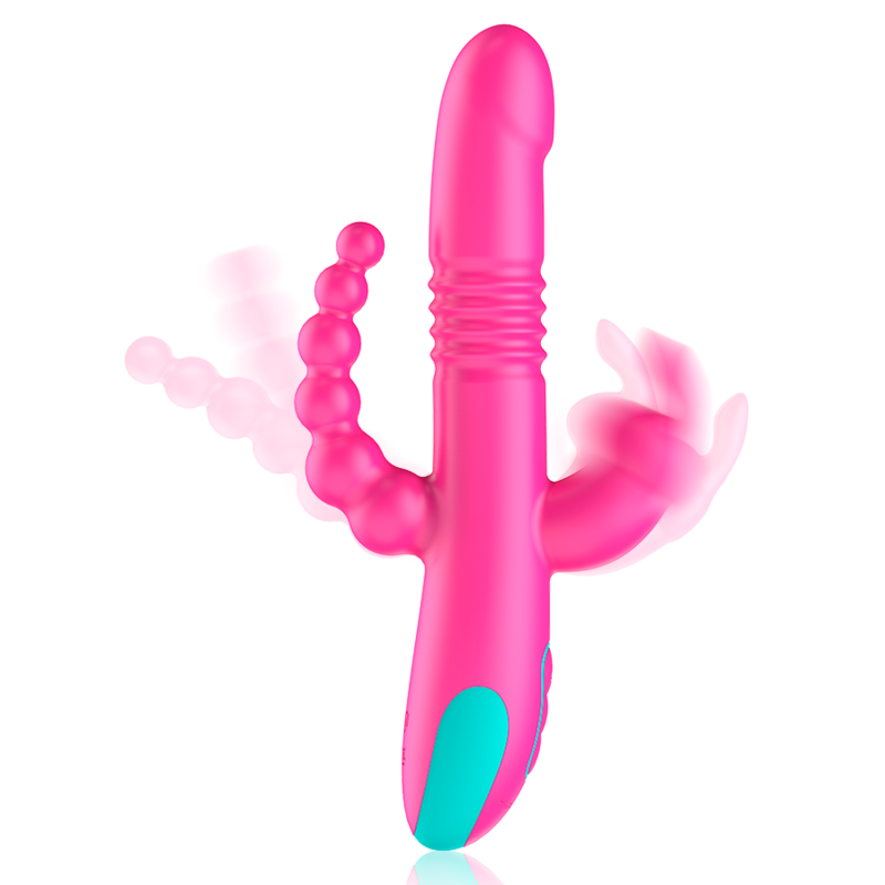 Happy Loky Donald Vibrator – Triple Stimulation, WatchMe-kompatibel, USB, wasserdicht für intensive Stimulation und Self-Love