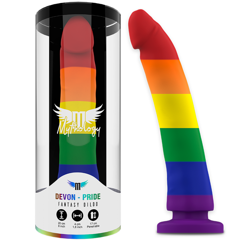 MYTHOLOGY – Devon Pride Dildo L, Flexibel & Ergonomisch – Dildo Bild 2