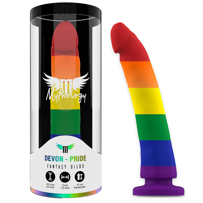 MYTHOLOGY – Devon Pride Dildo M, Flexibel & Ergonomisch – Dildo Bild 2