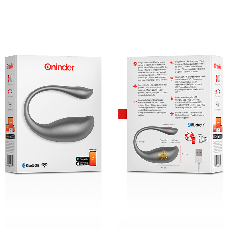 ONINDER - NAIROBI VIBRIERENDES EI SCHWARZ - KOSTENLOSE APP – Vibrator Bild 11