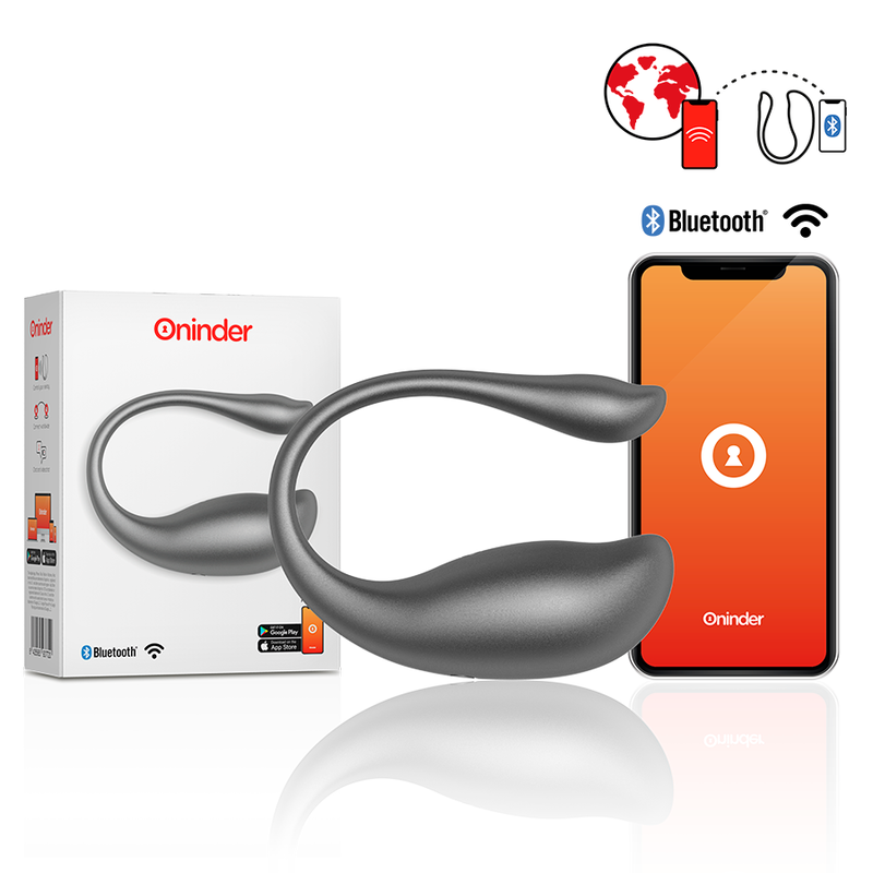 ONINDER - NAIROBI VIBRIERENDES EI SCHWARZ - KOSTENLOSE APP – Vibrator Bild 1