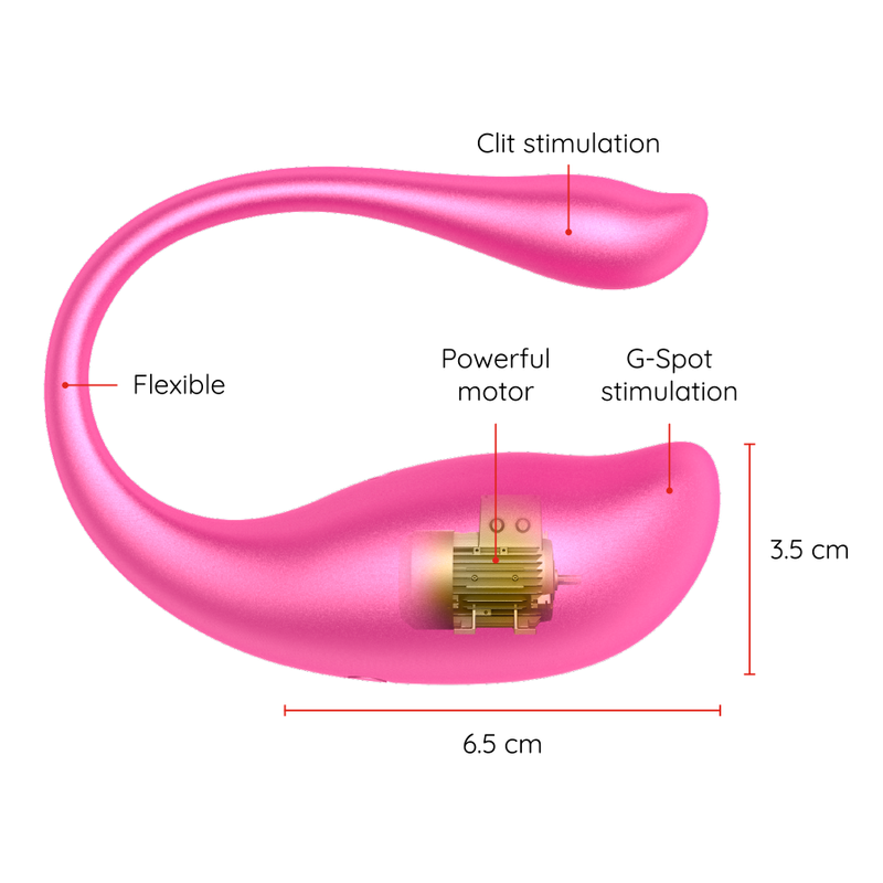 ONINDER - NAIROBI VIBRIERENDES EI ROSA - KOSTENLOSE APP – Vibrator Bild 5