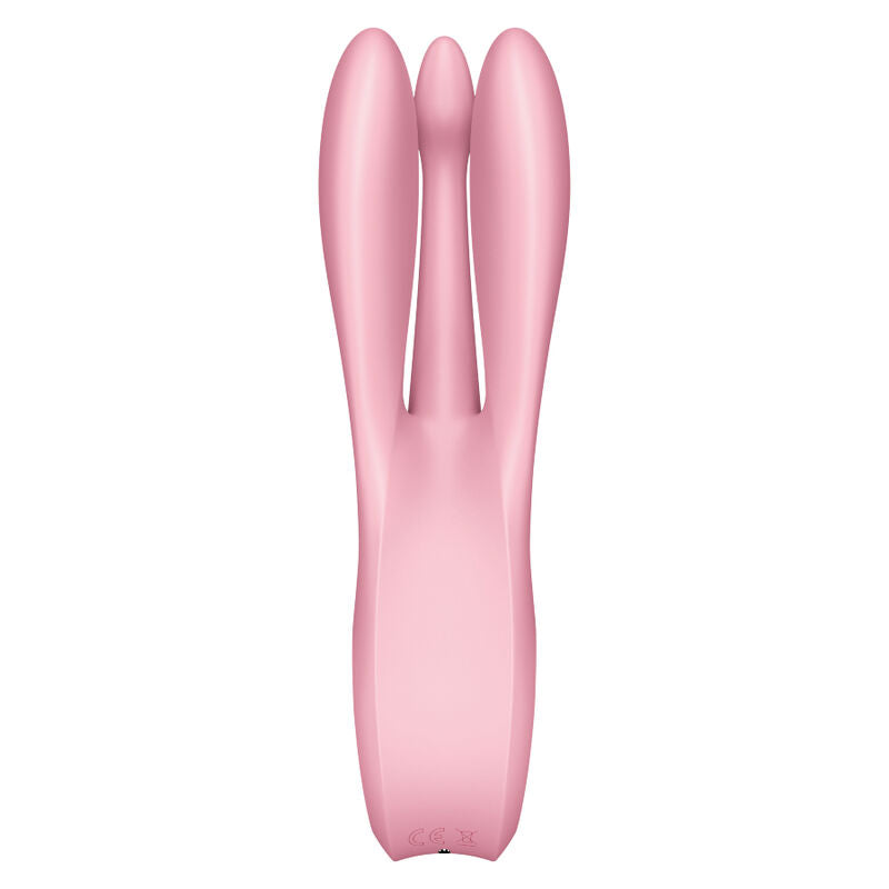 SATISFYER - THREESOME 1 VIBRATOR ROSA Klitorisstimulator diskret online kaufen
