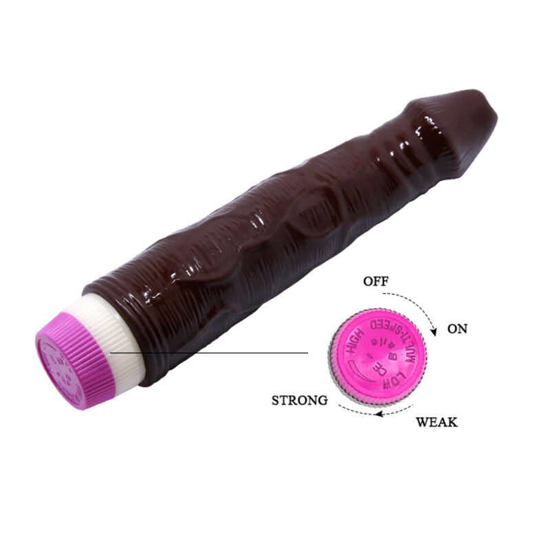 BAILE - WELLEN DES VERGNÜGENS VIBRATOR 23 CM BRAUN hochwertiges Sextoy bei Secret Pulse