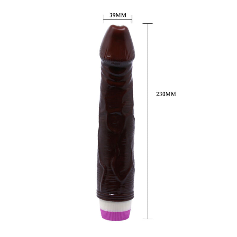 BAILE - WELLEN DES VERGNÜGENS VIBRATOR 23 CM BRAUN Produktansicht und Details