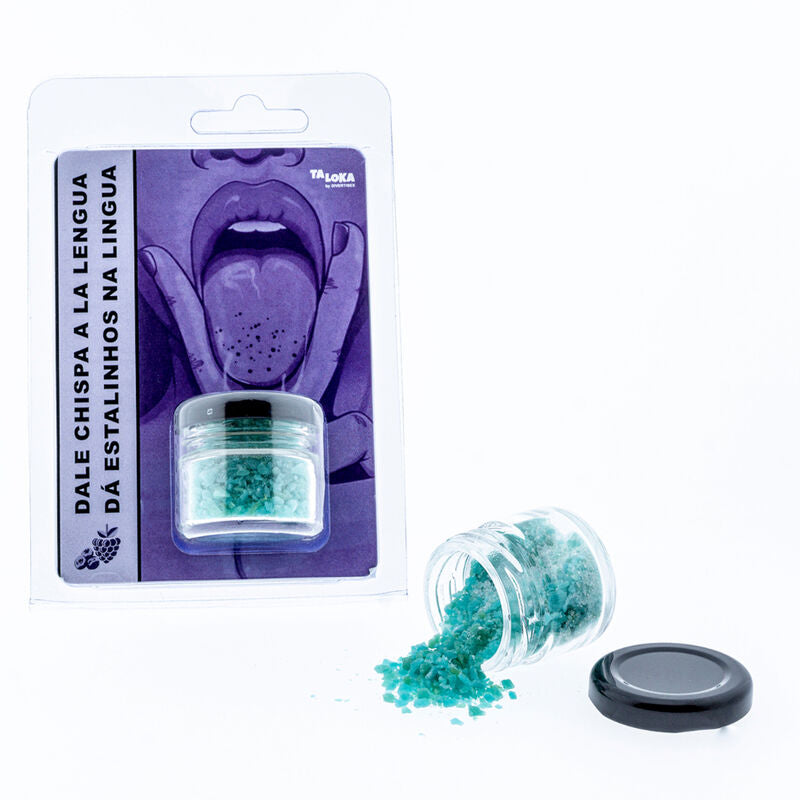 TALOKA Blaue Himbeere Pop-Bonbons – Prickelnder Zungengenuss