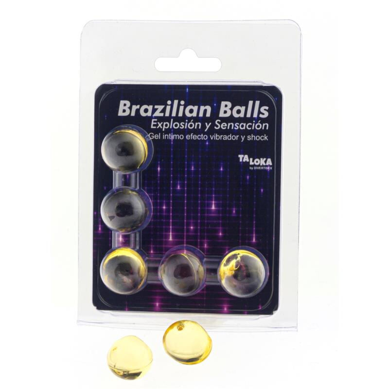 TALOKA 5 Brasilianische Bälle – Aufregendes Gel mit Vibrations- & Schockeffekt Stimulationsgel diskret online kaufen