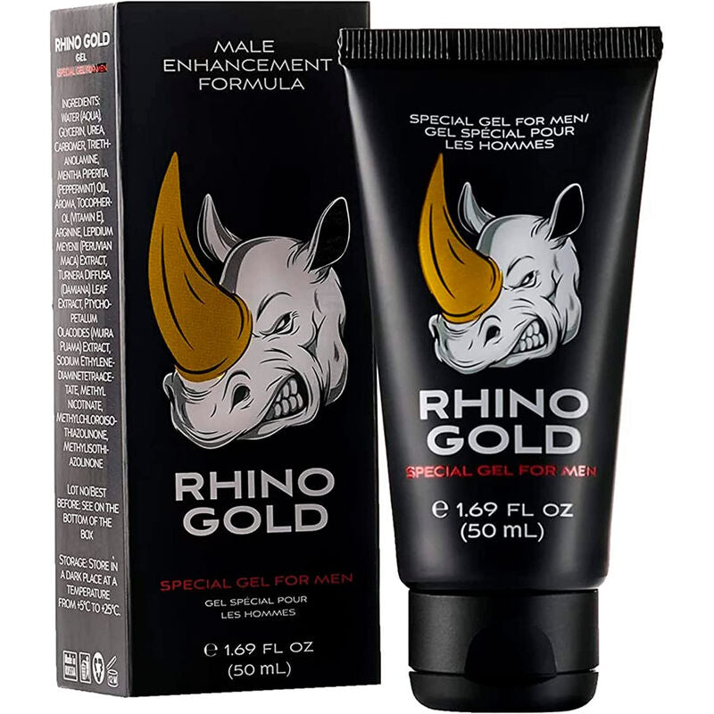 RHINO GOLD - SPEZIALGEL FÜR MÄNNER 50 ML – Erotik-Zubehör Bild 1