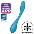 SATISFYER - G-SPOT FLEX 5 MULTIVIBRATOR BLAU Klitorisstimulator diskret online kaufen