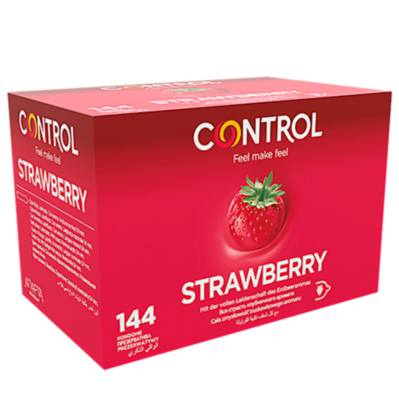 Control Adapta Erdbeerkondome 144 Stück – aromatisiert & rot Kondome diskret online kaufen