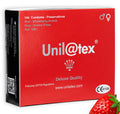 Unilatex Red Strawberry Kondome 144er-Pack – Aromatisierte rote Kondome mit Erdbeergeschmack Kondome diskret online kaufen