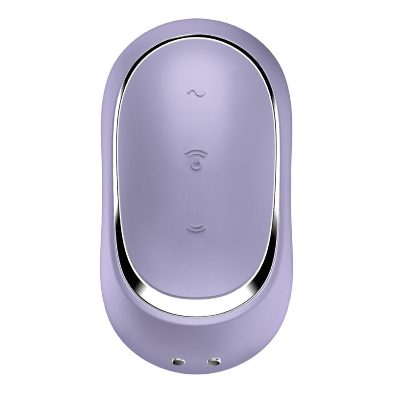 SATISFYER - PRO TO GO 2 DOPPELTER LUFTPULSSTIMULATOR & VIBRATOR VIOLETT für intensive Stimulation und Self-Love