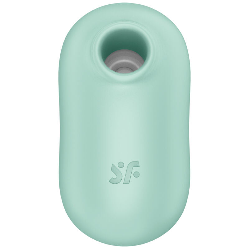 SATISFYER - PRO TO GO 2 DOPPELTER LUFTPULSSTIMULATOR & VIBRATOR GRÜN hochwertiges Sextoy bei Secret Pulse