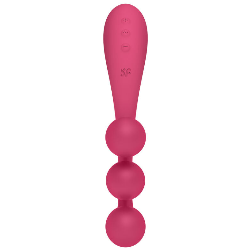 SATISFYER - TRI BALL 1 MULTIVIBRATOR ROT Produktansicht und Details