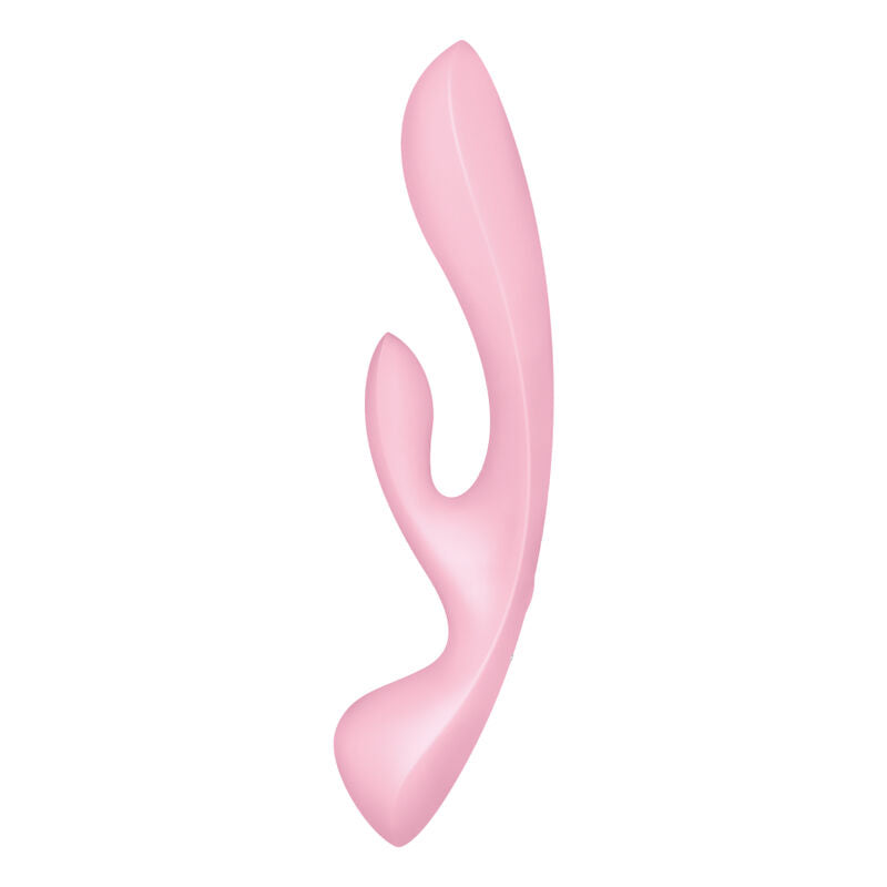 SATISFYER - TRIPLE OH HYBRID VIBRATION ROSA hochwertiges Sextoy bei Secret Pulse