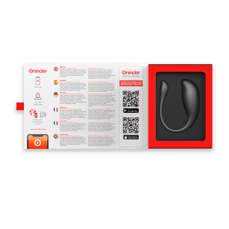 ONINDER - NAIROBI VIBRIERENDES EI SCHWARZ - KOSTENLOSE APP – Vibrator Bild 9