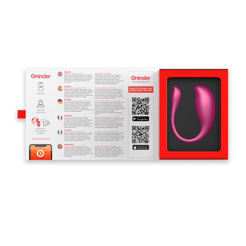 ONINDER - NAIROBI VIBRIERENDES EI ROSA - KOSTENLOSE APP – Vibrator Bild 9
