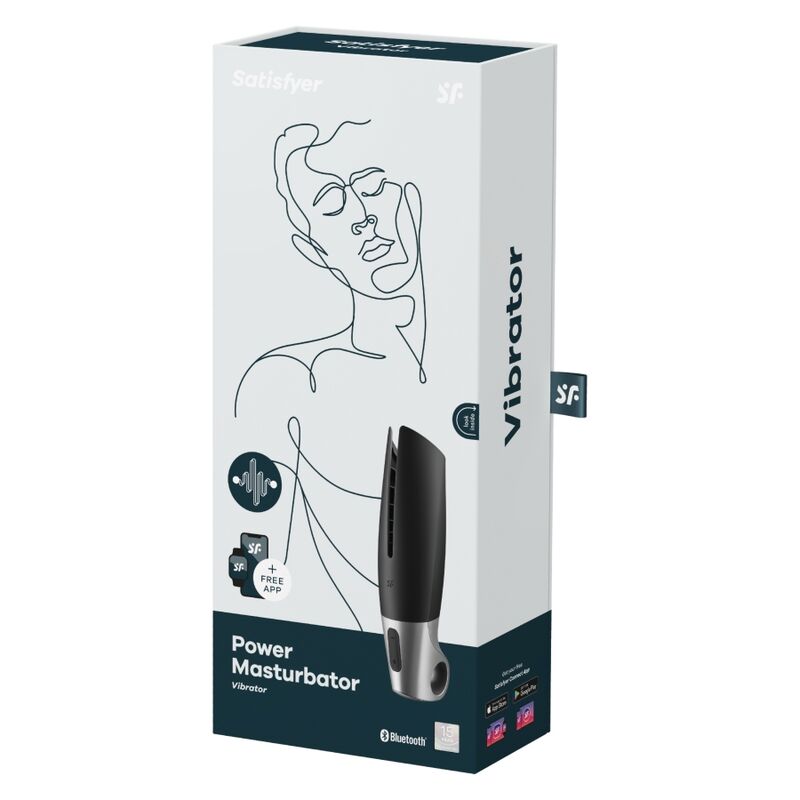 SATISFYER - POWER MASTURBATOR SCHWARZ – Masturbator Bild 12