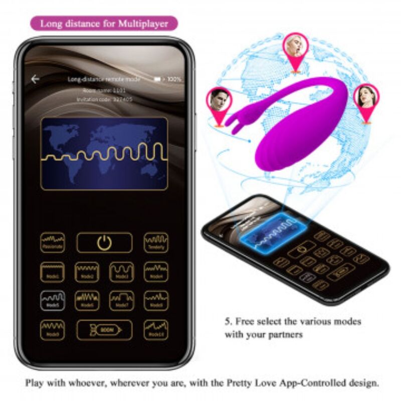 PRETTY LOVE - CATALINA MASSAGER KOSTENLOSE APP FLIEDER – Massager Vibrator Bild 7
