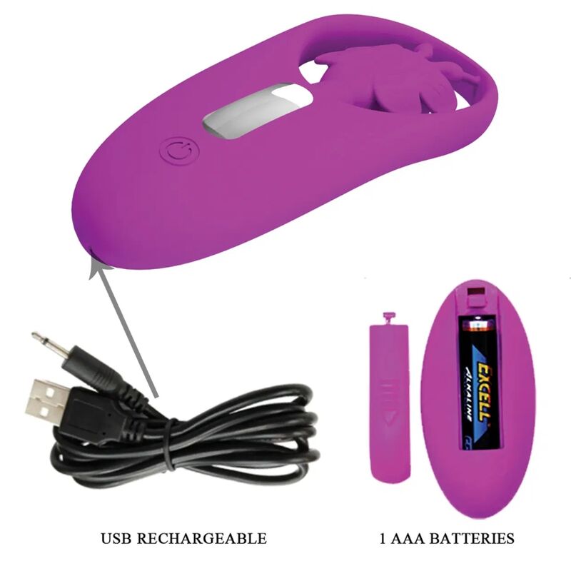 PRETTY LOVE - DANCING BUTTERFLY STIMULATOR FÜR HÖSCHEN MIT FERNBEDIENUNG FLIEDER hochwertige Produktabbildung
