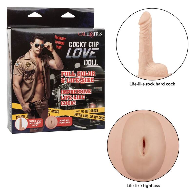 CALEXOTICS - COCKY COP LIEBESPUPPE – Erotik-Zubehör Bild 3