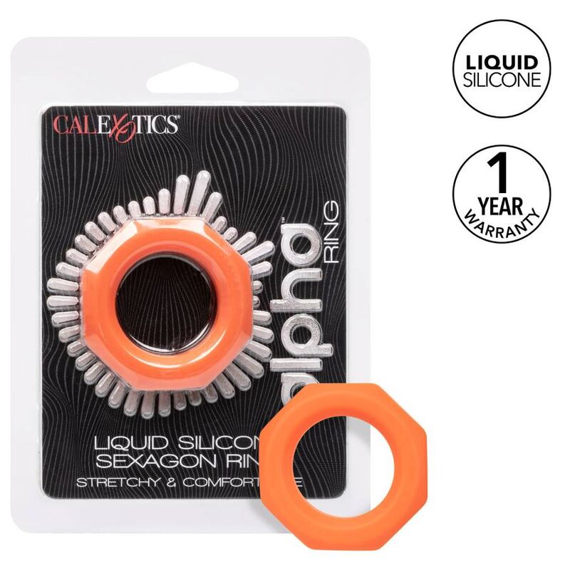 CALEXOTICS - ALPHA SEXAGON RING ORANGE – CALEXOTICS - ALPHA SEXAGON RING ORANGE Bild 6