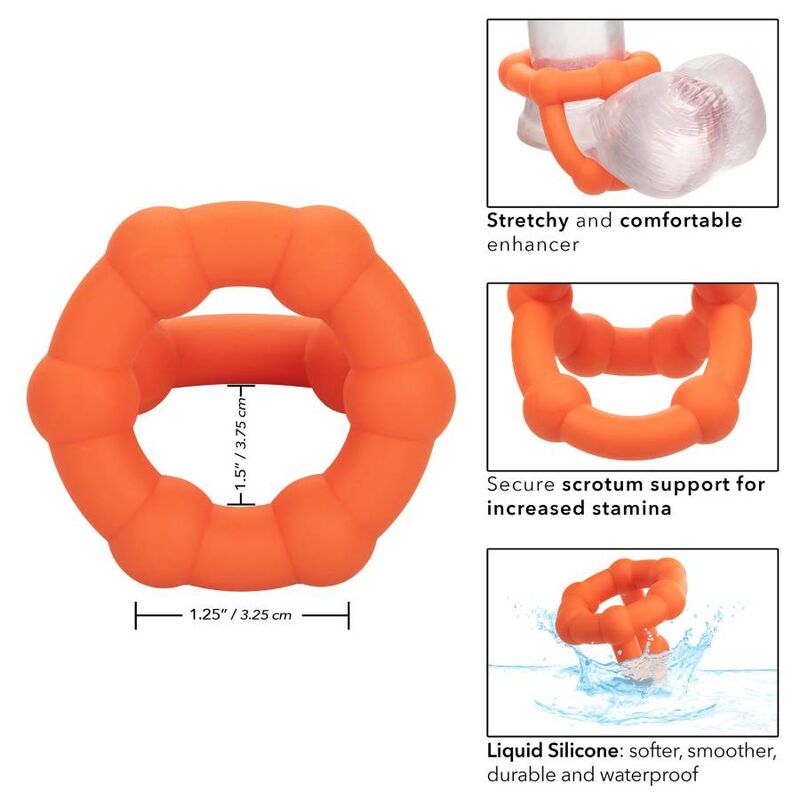 CALEXOTICS - ALPHA ALL STAR RING ORANGE – CALEXOTICS - ALPHA ALL STAR RING ORANGE Bild 4